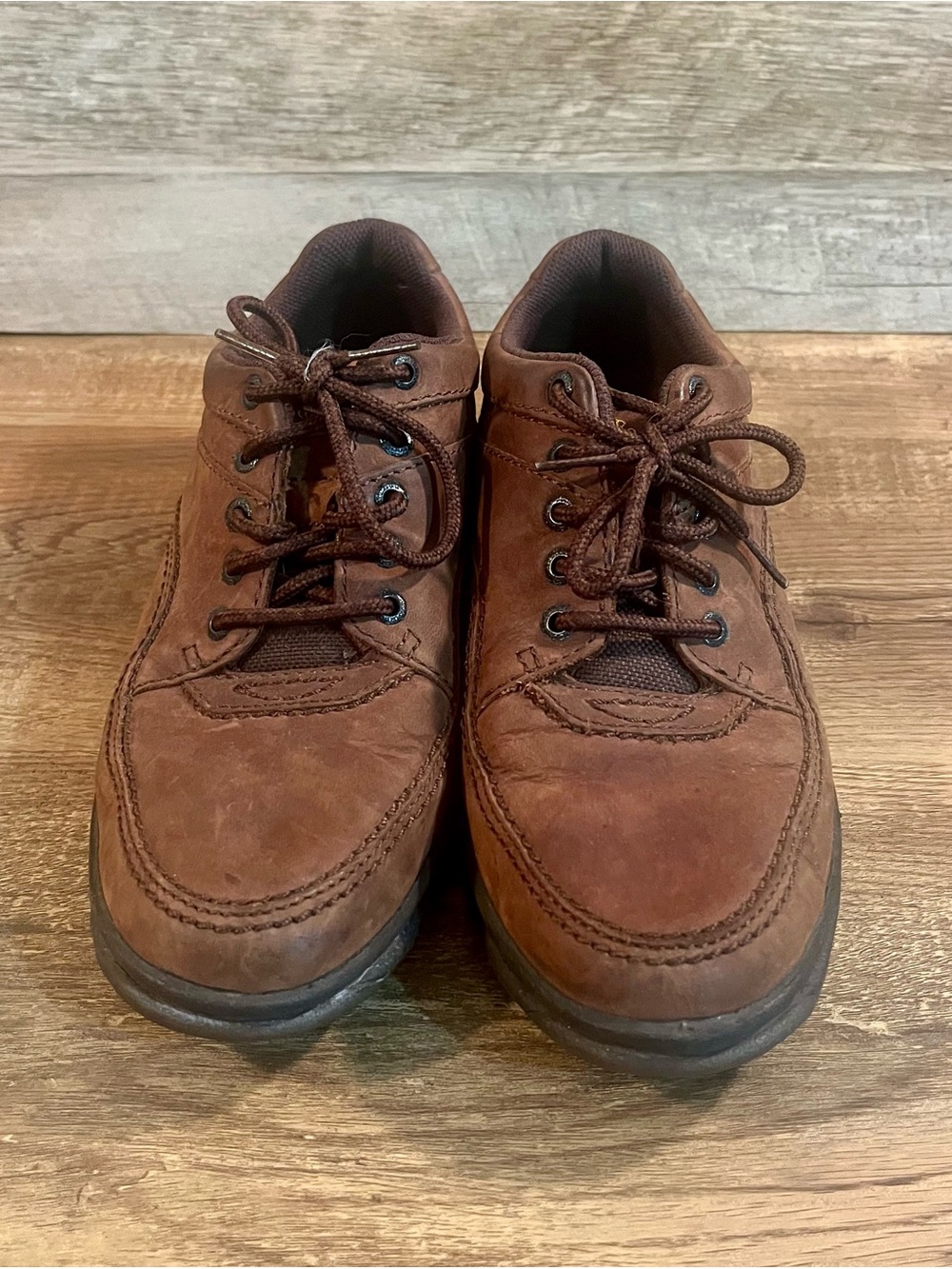 Rockport Men's Brown Leather Lace-Up Casual Boots